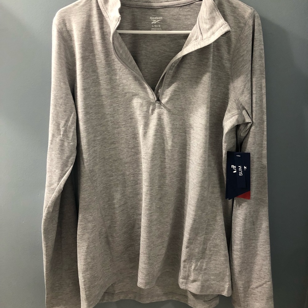 NWT Reebok Large Half Zip Jacket